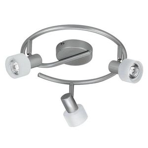 Inteligentná špirálová stropná lampa 3X50W GU10 striebornobiela vyobraziť