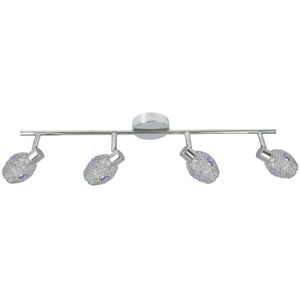 Zlatá stropná lampa 4X40W G9 fialová chróm vyobraziť