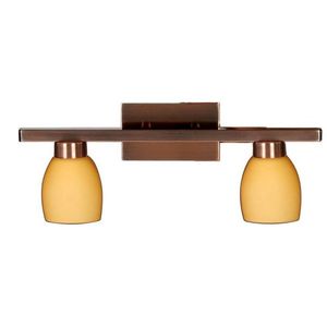 Stropná lampa Dakota pásik 2X40W G9 medená vyobraziť