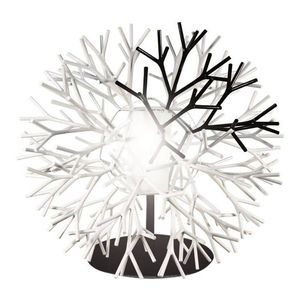 Stolová lampa Tree čiernobiela E27 60W koralová vyobraziť