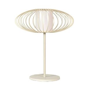 Biela pracovná stolová lampa Himera vyobraziť