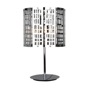 Stolová lampa chróm-kovová Zorba vyobraziť