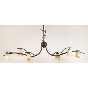 Stropná lampa Mikado 6*40W G9 patina vyobraziť