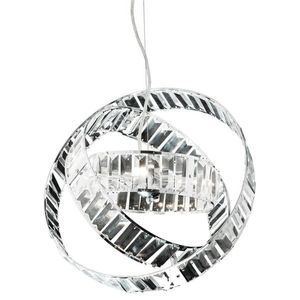 Závesná lampa s nastaviteľnými krúžkami, kryštály 40W Saturn vyobraziť