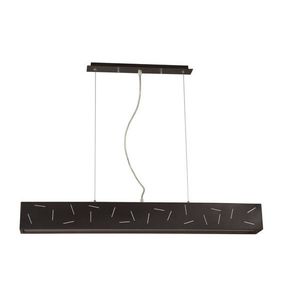 Stropné svietidlo do kancelárie Beam 21W T5 kovové wenge 900X100X1125MM vyobraziť