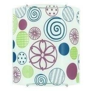 Nástenná lampa 1X60W E27 ružové kruhy SNELLA vyobraziť