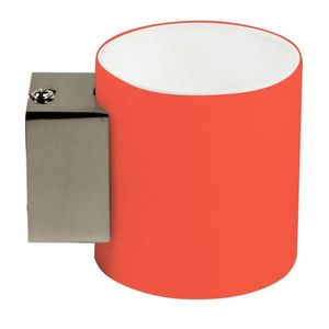 Oranžová valcová sklenená nástenná lampa 40W G9 Simonet vyobraziť