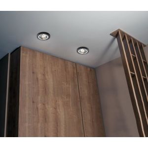 Čierne stropné svietidlo, výklopné, SSU-15 vyobraziť