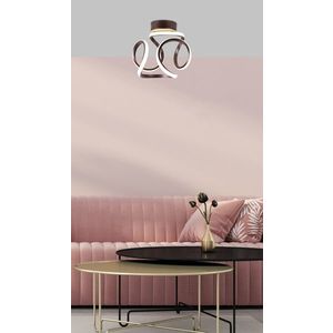 LED stropné svietidlo 11W APETI DOUGLAS HNEDÁ 4000K vyobraziť