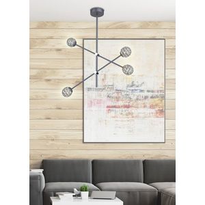 Stropná lampa Apeti Paksos G9 s LED žiarovkou v sivom prevedení vyobraziť