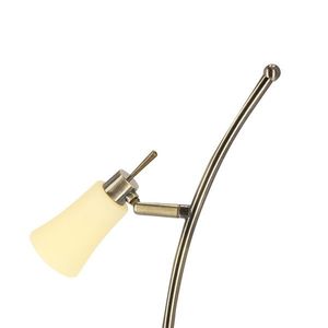 Stolová lampa 1xG9 55cm patina/biela Kroton vyobraziť