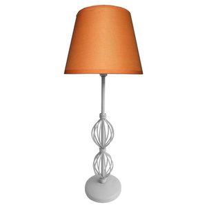 Rozeta E14 Ab. Stolová lampa. Oranžová vyobraziť