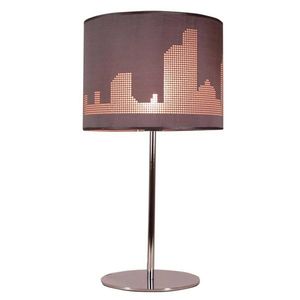 Stolová lampa Manhattan v sivej/chrómovej farbe vyobraziť
