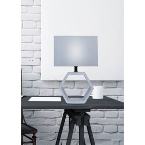 Stolová lampa Vidal z grafitu a keramiky vyobraziť