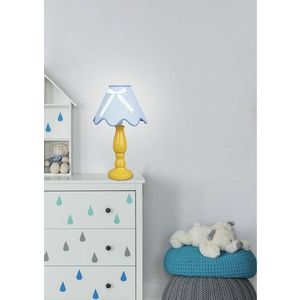 Stolová lampa Lola žlto-modrá vyobraziť