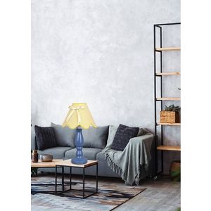 Stolová lampa Lola v modrej a žltej farbe vyobraziť