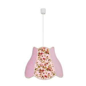Závesná stropná lampa Zuza e27 ružová vyobraziť