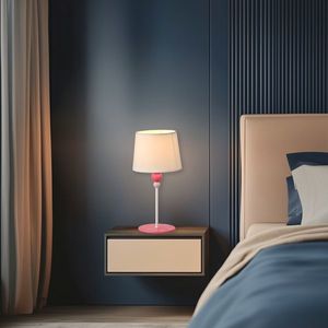 Detská biela kancelárska stolová lampa 60W E27 Bebe vyobraziť