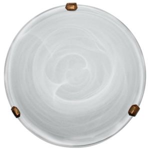 Stropná lampa Duna s bielym patinovaným držiakom vyobraziť