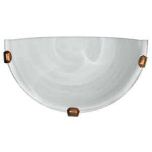 Stropná lampa Duna 1/2 biela patinovaná objímka 60W vyobraziť