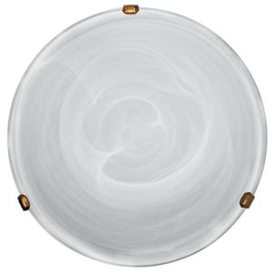 Stropná lampa Duna s bielym patinovaným držiakom vyobraziť