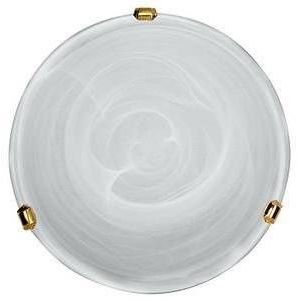 Stropná lampa Duna, biely stropný mosadzný držiak vyobraziť