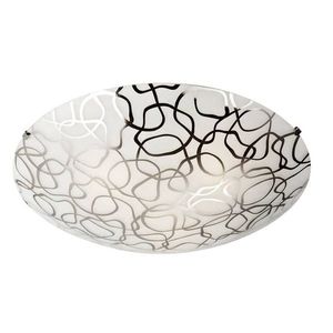 Okrúhle stropné zrkadlo so vzorom Galeo vyobraziť