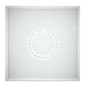 Stropné svietidlo biele sklo štvorcové LED 16W 4000K 29x29cm Lux vyobraziť