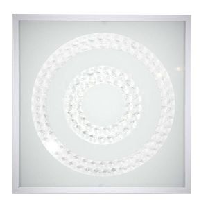 Stropné svietidlo Lux Plafon 16W LED 6500K Biele Dvojkruhové vyobraziť