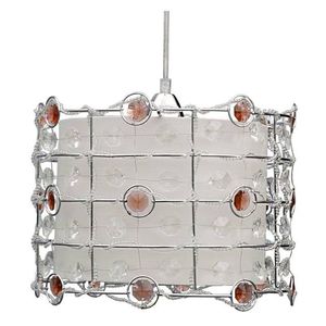 Stropná lampa Seneca E27 jantárovej farby vyobraziť