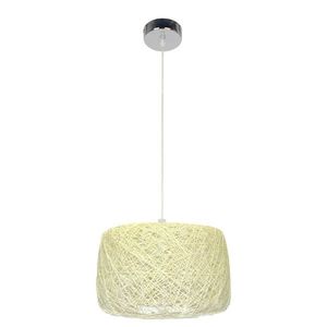 Závesná stropná lampa Panda e27 krémová vyobraziť