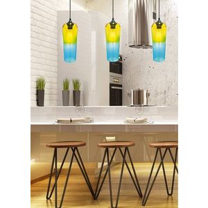 ZÁVESNÁ LAMPA EOL 1xE27 ŽLTÁ ZELENÁ vyobraziť