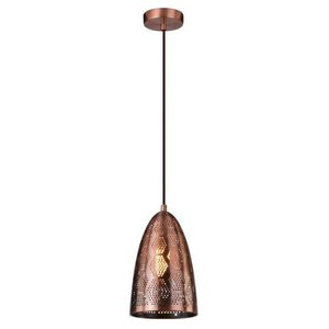 Závesná stropná lampa Sphinx kužeľ E27 prelamovaná-medená vyobraziť