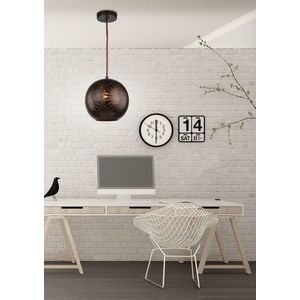 Závesná stropná lampa 1X60W E27 hnedá vyobraziť