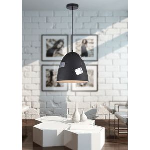 Závesná stropná lampa 1X60W E27 čierna + chróm PATCH vyobraziť