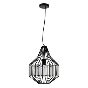 ZÁVESNÁ STROPNÁ LAMPA ALVARO 1xE27 ČIERNA vyobraziť