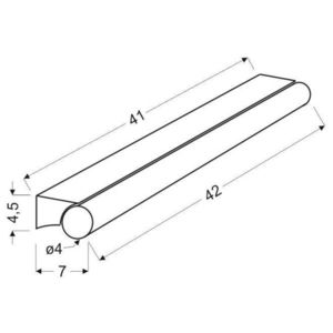 Nástenná lampa do kúpeľne chróm/biela LED 7W 4000K Daphne vyobraziť