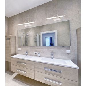 Chrómová LED 5W kúpeľňová nástenná lampa nad zrkadlo Linea vyobraziť