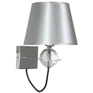 Nástenná lampa 1X40W E14 strieborná TESORO vyobraziť