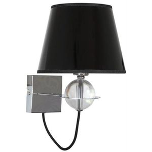 Nástenná lampa 1X40W E14 čierno-zlatá stredová TESORO vyobraziť