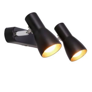 Nástenná stropná svietiaca páska čierna 2x40W Picardo vyobraziť