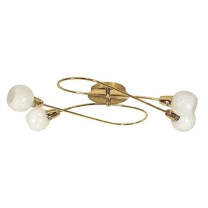 Stropné svietidlo 4xE14 mosadz AVILA vyobraziť