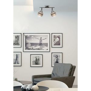 Nástenná LED páska 2X10W E14 chróm FORT vyobraziť