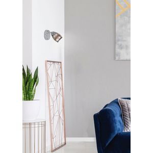 Nástenná lampa 1X10W E14 LED chróm MILTON vyobraziť