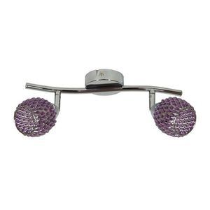 Nástenná lampa 2X40W G9 fialová ČÍRA vyobraziť
