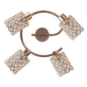 Špirálová stropná lampa 4X40W G9 mosadz YORK vyobraziť