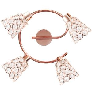 Špirálová stropná lampa 4X40W G9 ružovo-zlatá LESKLÁ vyobraziť