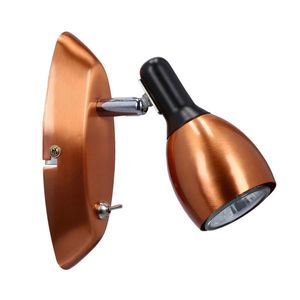 Nástenná lampa 1xGU10 medená CROSS vyobraziť