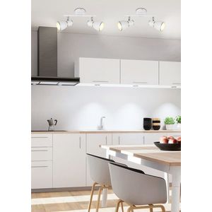 Nástenná lampa 2X40W E14 biela/chrómová FIDO vyobraziť