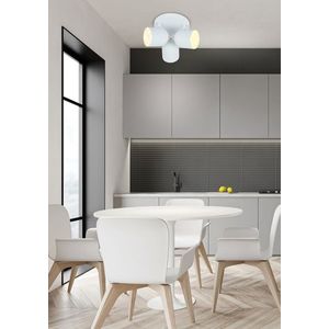 Stropná lampa 3xE27 32cm biela AZURO vyobraziť
